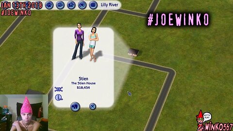 Welcome Back To Lilly River - Sims 2 Live Stream (Jan 13th 2018) - Joe Winko