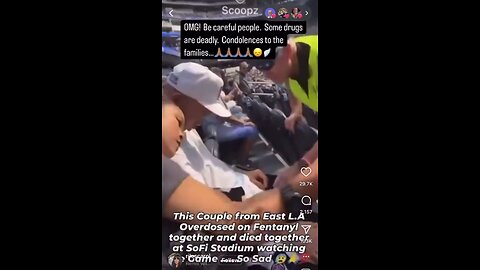 Couple overdoses on fentanyl at a Sofi stadium event in Inglewood California