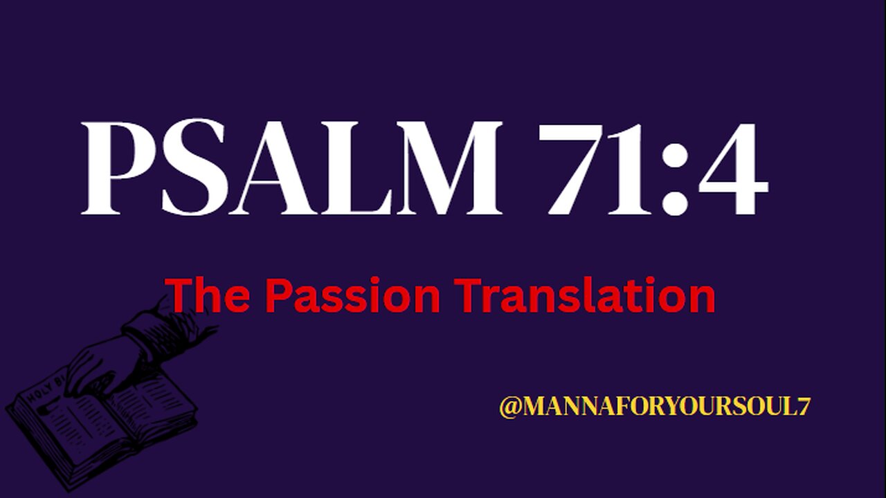 Psalm 71:4 | Powerful Prayer for Deliverance from Wickedness & Cruelty (Finding God's Justice)