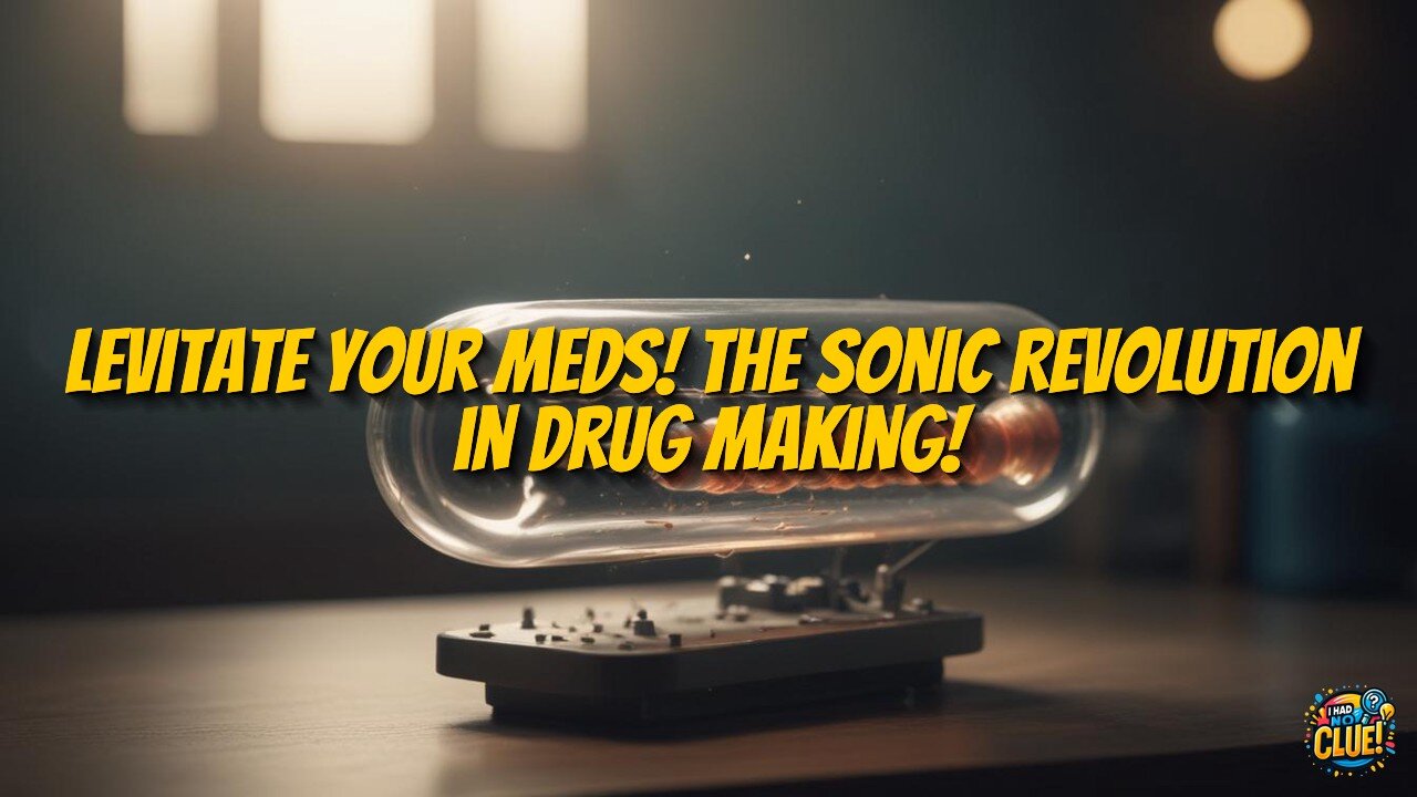 Acoustic Levitation: A Game Changer in Drug Manufacturing