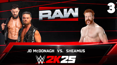 WWE 2K25 Raw October 27th 2025 - Match 3: This Is A Brawl!