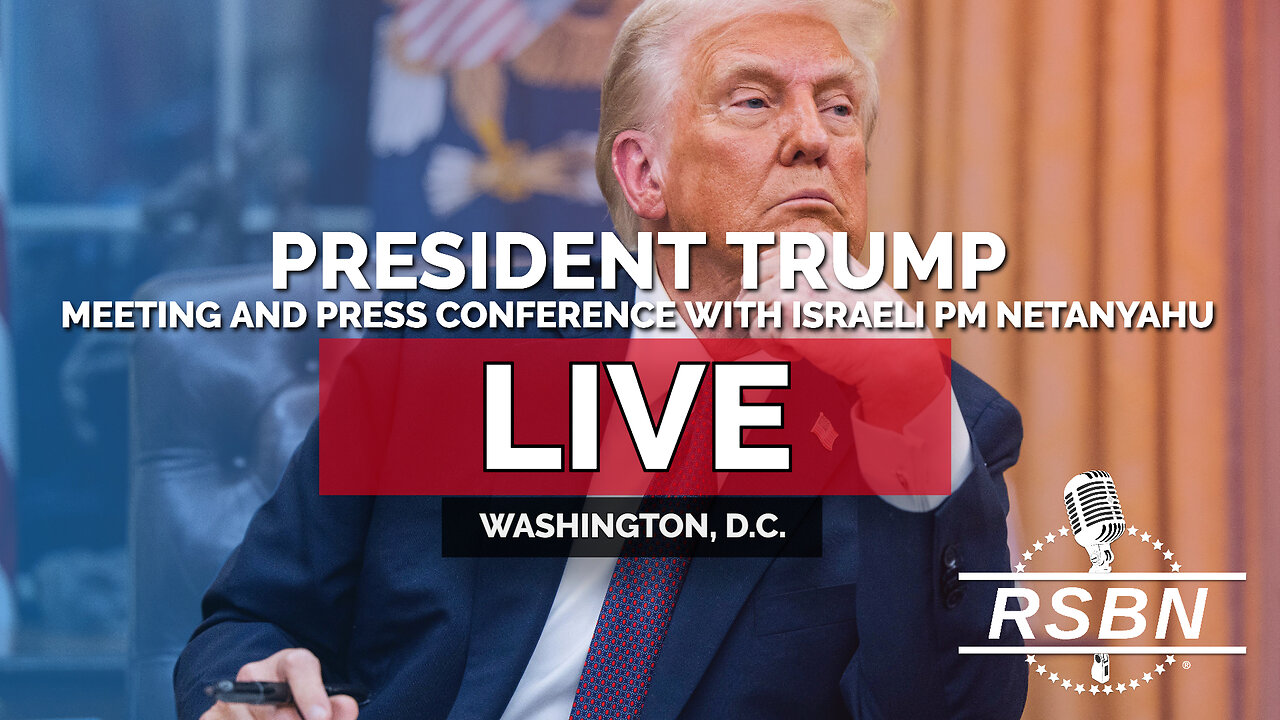 LIVE REPLAY: President Trump Holds a Meeting and Press Conference with Israeli PM Netanyahu - 4/7/25