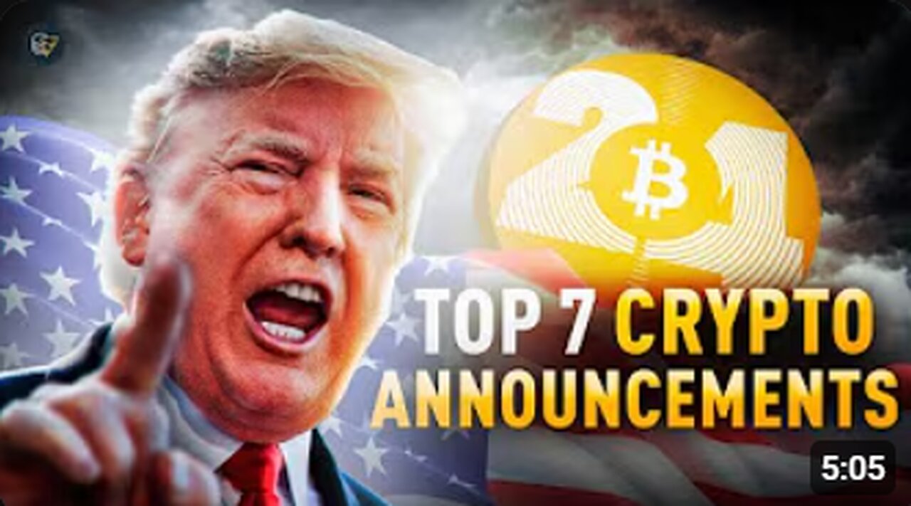 7 Biggest Takeaways From Trump’s Bitcoin 2025 Speech