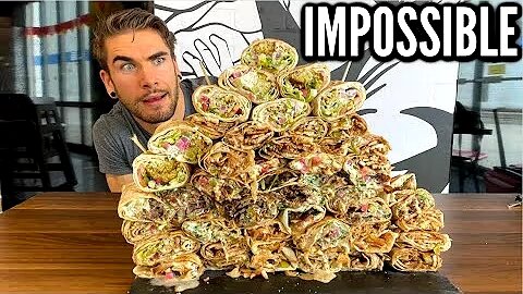 INSANE SHAWARMA CHALLENGE (13lbs) | WORLDS BIGGEST | Middle Eastern Food Challenge | Man Vs Food