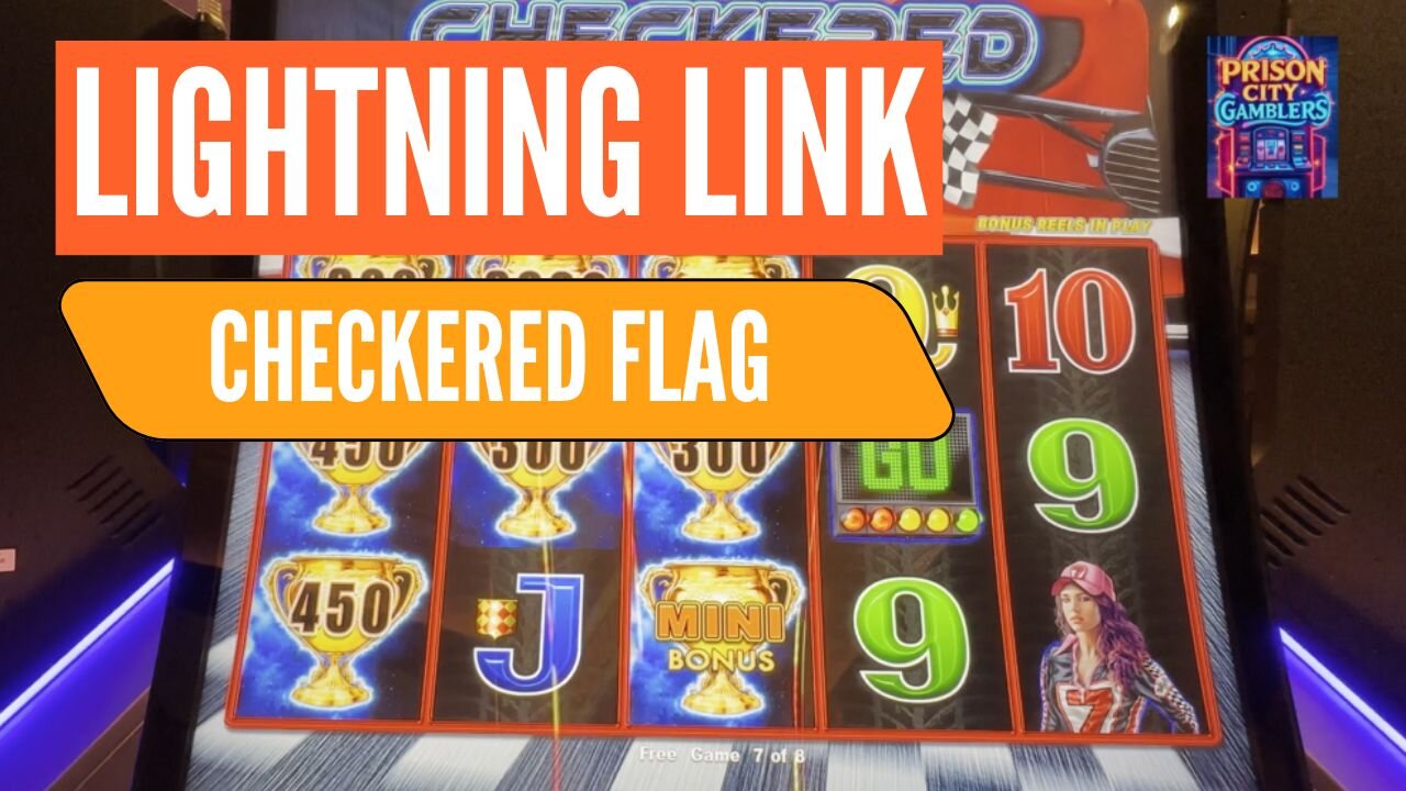 Checkered Flag Lightning Dollar Link 🏁🎰🏎