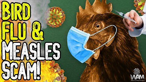 BIRD FLU & MEASLES SCAM! - New Vaccine Propaganda By The Eugenicists!