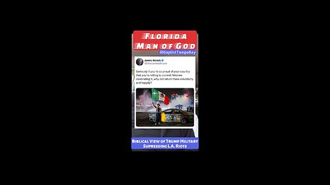 Trump Military Supresses Democrat LA Riots Against Immigration Law, a Biblical Analysis