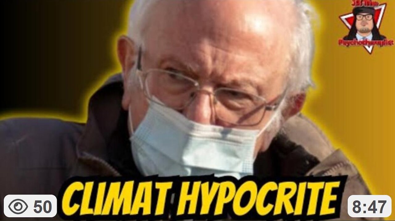 Mile High Marxist Bernie Sanders Proves There Is No Climate Emergency ~ JJ THE PSYCHOTHERAPIST 5.17.25