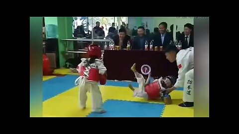 Hilarious Little Kids Taekwondo Competition! You Won't Believe What You're About to See!