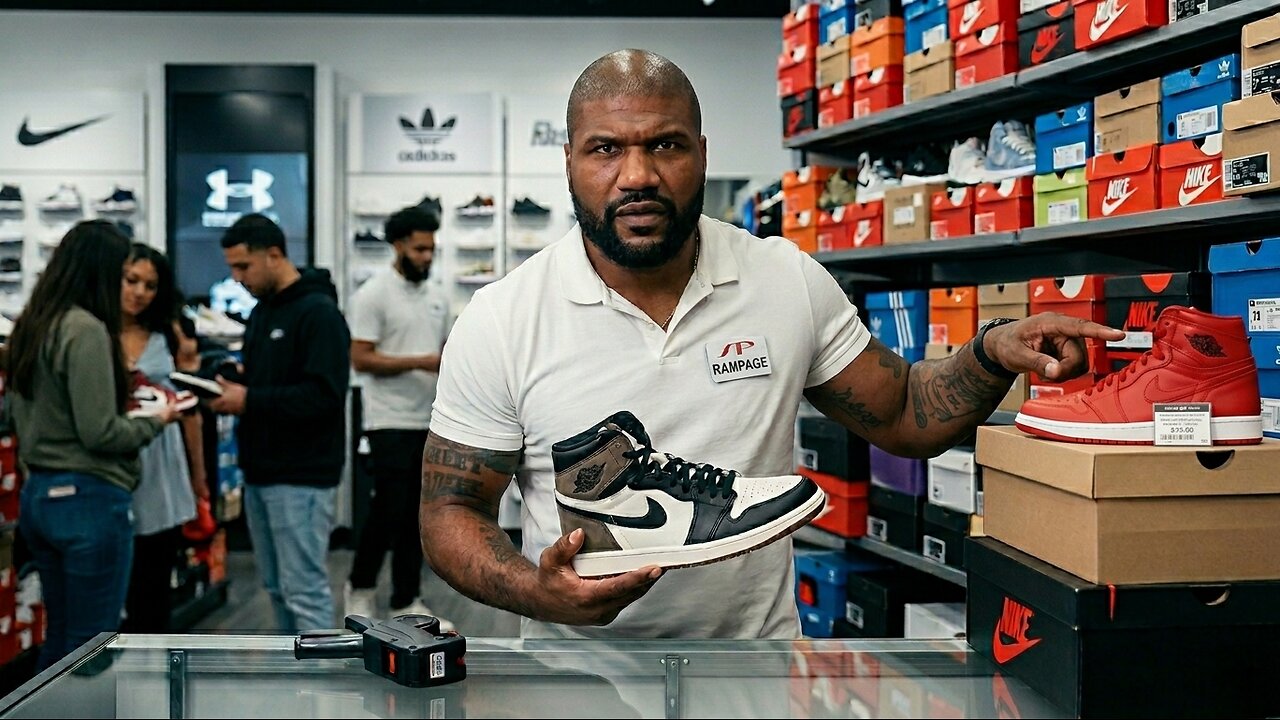 WORKING AT A SHOE STORE