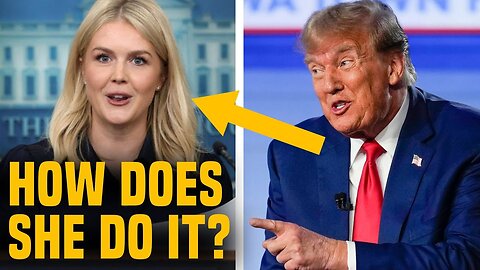 Keroline leaveitt does it, even Trump SHOCKED
