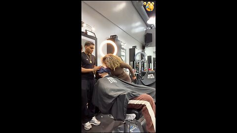 kissing Prank at the Barbers Shop