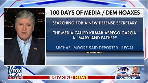 Hannity: 100 Days Of Media Hoaxes