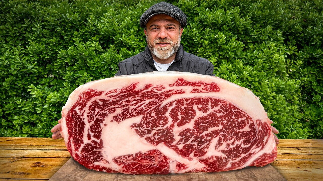 I Cooked an A5 Wagyu Steak Over an Open Fire – INSANE Flavor!