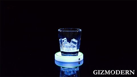 Light Your Glass, Light Your Life -- LED Cup Coaster