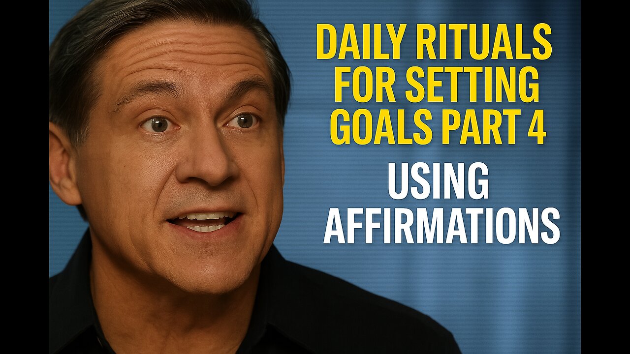Daily Rituals For Setting Goals Part 4 | Using Affirmations #motivation #lawofattraction