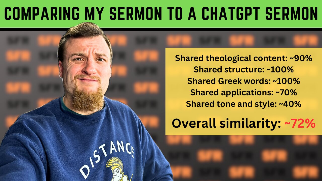 My Sermon vs. ChatGPT Sermon on Luke 8:40-56 | Is There Really A Difference? | SFR ep. 39