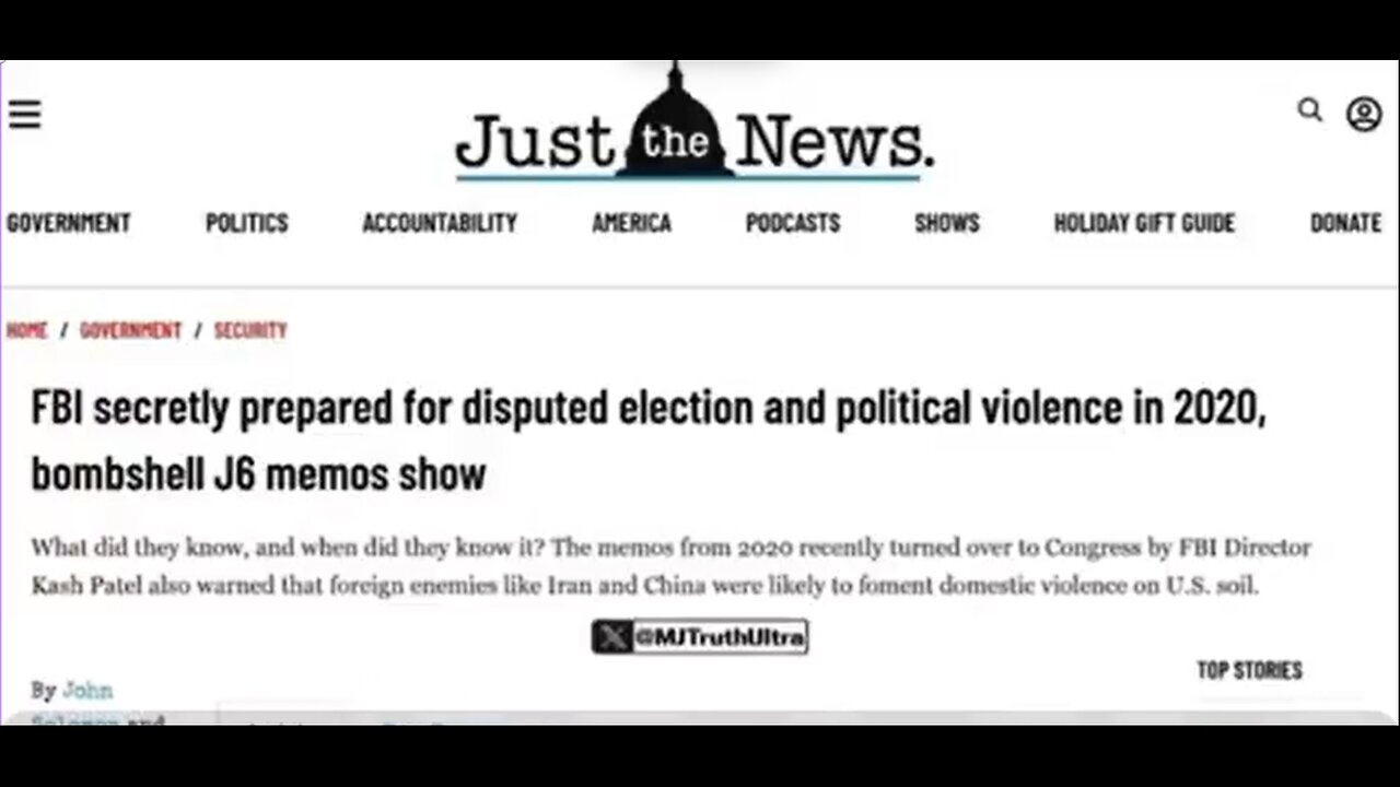 Newly Released FBI documents by @FBIDirectorKash CONFIRM: The FBI staged January 6