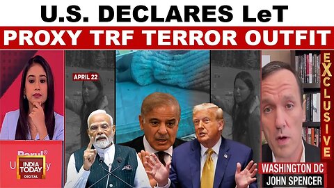 US Declares Lashkar Offshoot Behind Pahalgam Attack As Terrorist Organisation | India Today News