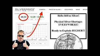 BIX WEIR - SILVER ALERT! Hello $60 Silver! Physical Shortages EVERYWHERE! Ready to EXPLODE HIGHER?!