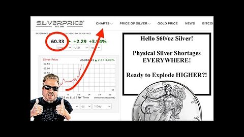 BIX WEIR - SILVER ALERT! Hello $60 Silver! Physical Shortages EVERYWHERE! Ready to EXPLODE HIGHER?!