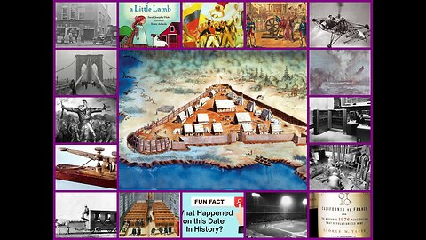 THIS DATE IN HISTORY - Mary's Little Lamb, The Telegraph, Brooklyn Bridge and MORE! 05/24/2025