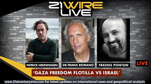 MIDWEEK WIRE - 'Gaza Freedom Flotilla vs Israel' - guests Dr Frank Romano & Freddie Ponton