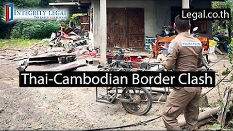 Thai kmer border conflict.