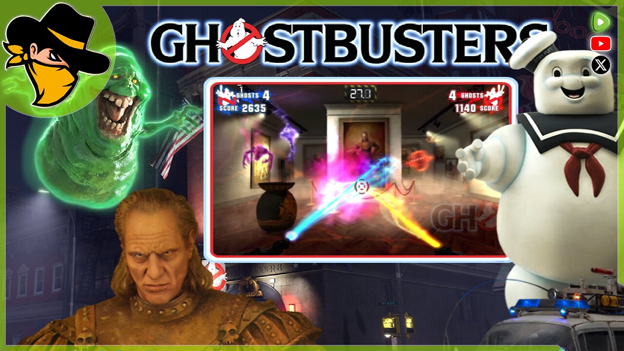 🎃 BANDIT PLAYS! | THE GHOSTBUSTERS ARCADE GAME 👻
