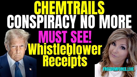 CHEMTRAILS CONSPIRACY NO MORE Sunday 7-13-25 11AM CST