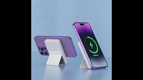 10000mAh Magnetic Wireless Folding Stand Power Bank