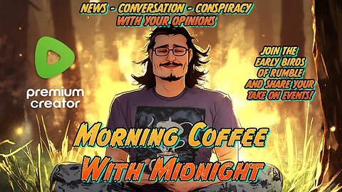 Morning Coffee w/ Midnight | Morning Coffee & Gaming Sesh After! | What the heck in those vaccines?