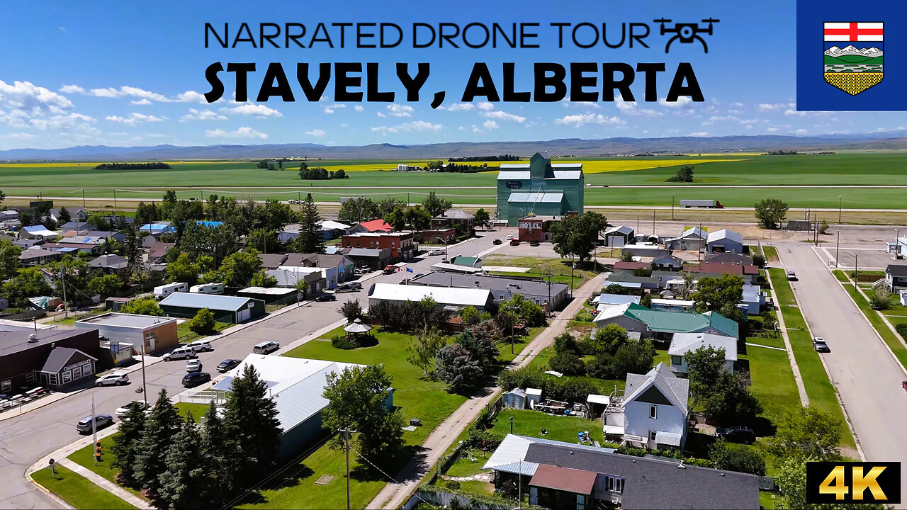 🤠 Stavely, Alberta 🚁 4K Drone