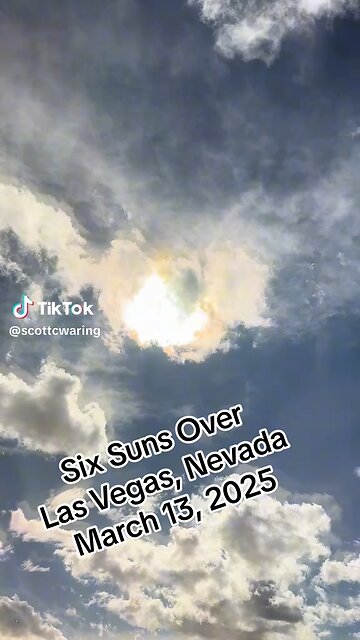 Six Suns Seen In Las Vegas🌞