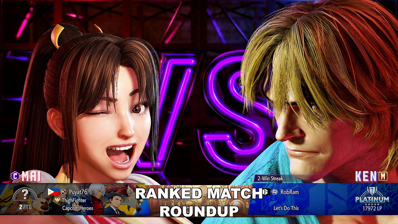 Kuya Kalbo SF6 Ranked Match Roundup. Mai Ranked trials [Hori Fight Stick]