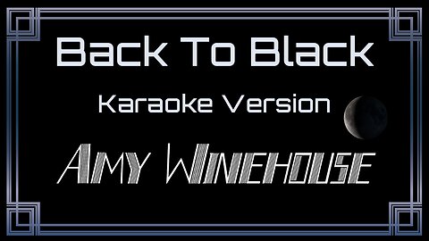 Amy Winehouse - Back To Black (CC)