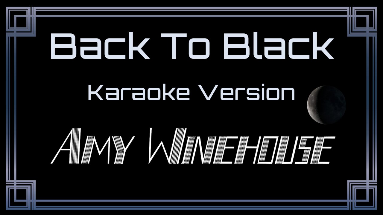 Amy Winehouse - Back To Black (CC)