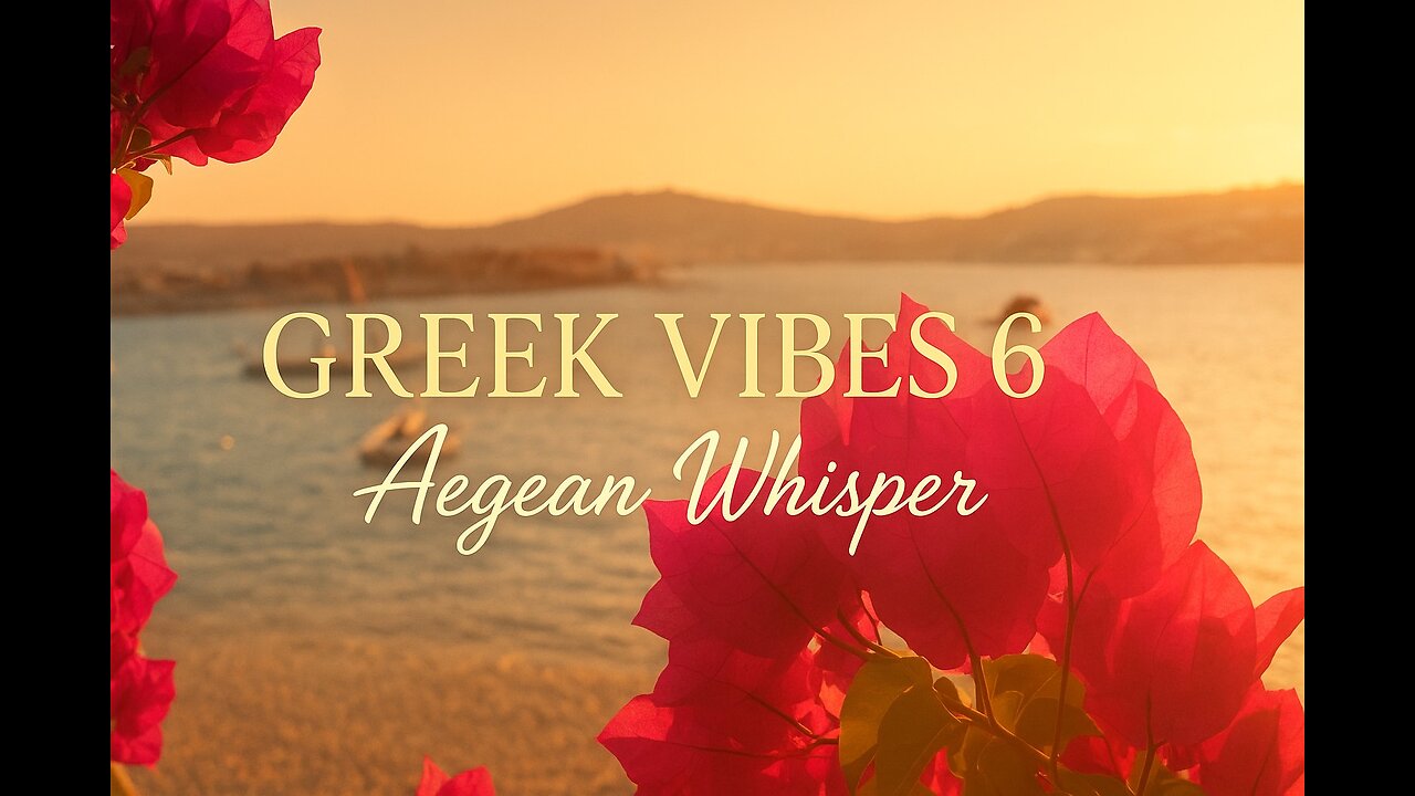Greek Vibes 6 – Aegean Whisper | Chill Summer Instrumental