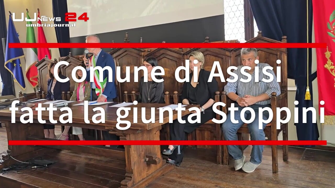 Comune di Assisi fatta la giunta Stoppini