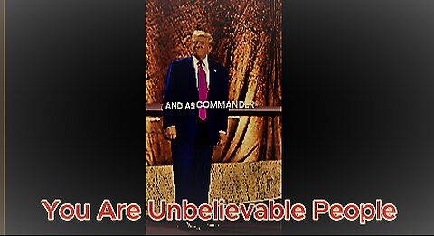 “You Are Unbelievable People” – Donald Trump’s Powerful Message to America’s Heroes 🇺🇸