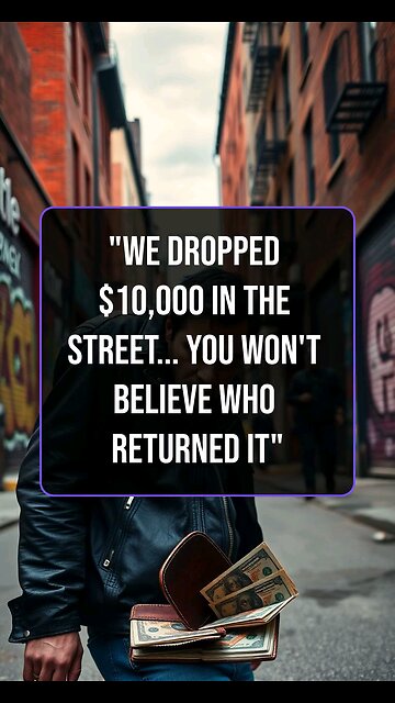 "He Found $10,000 in the Hood.. What He Did Next SHOCKED Us"