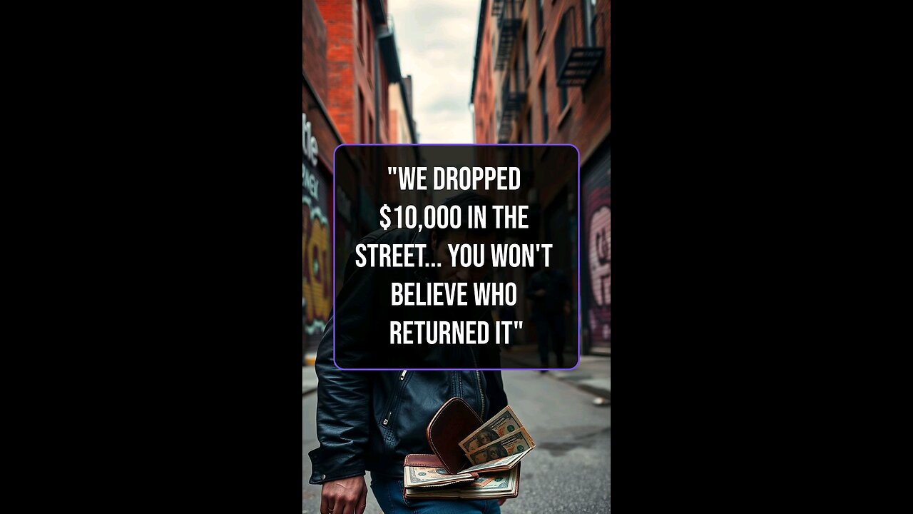 "He Found $10,000 in the Hood.. What He Did Next SHOCKED Us"