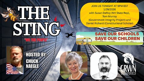 The Sting Podcast with Susan DeRoy, Tom Murray and Daniel Richard 1/29/26
