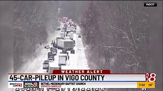 November 30, 2025 - Wintry Weather Leads to 45-Car Pileup on I-70 in Indiana