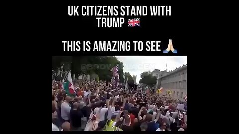 🇺🇸🇬🇧🇺🇸🗽🇺🇸🏴󠁧󠁢󠁥󠁮󠁧󠁿🇺🇸 "WE LOVE TRUMP!" "WE WANT TRUMP!"
