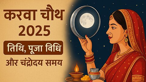 करवा चौथ 2025 तिथि, पूजा विधि और चंद्रोदय समय | Karwa Chauth Puja Vidhi & Moonrise Time #gejuff
