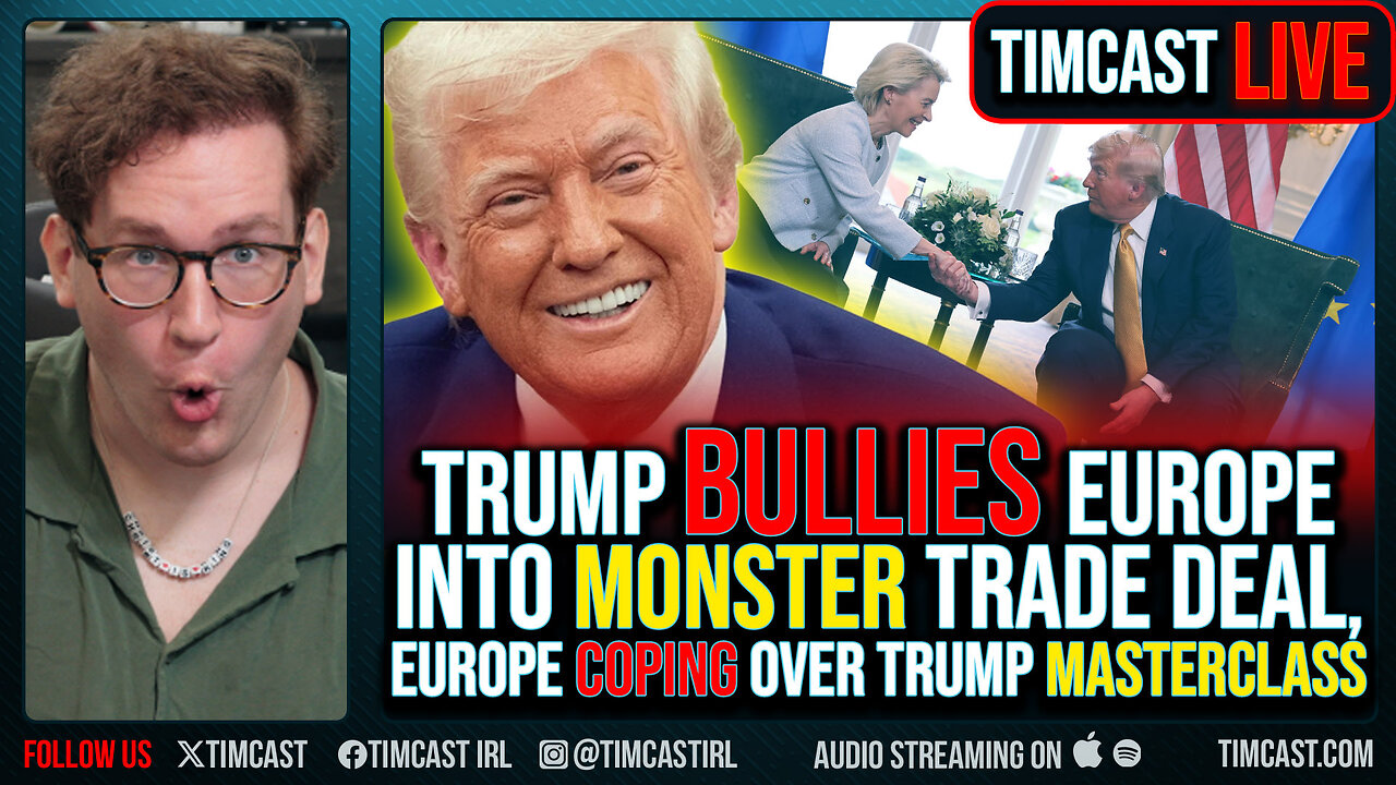 Trump BULLIES Europe Into MONSTER Trade Deal, Europe COPING Over Trump MASTERCLASS