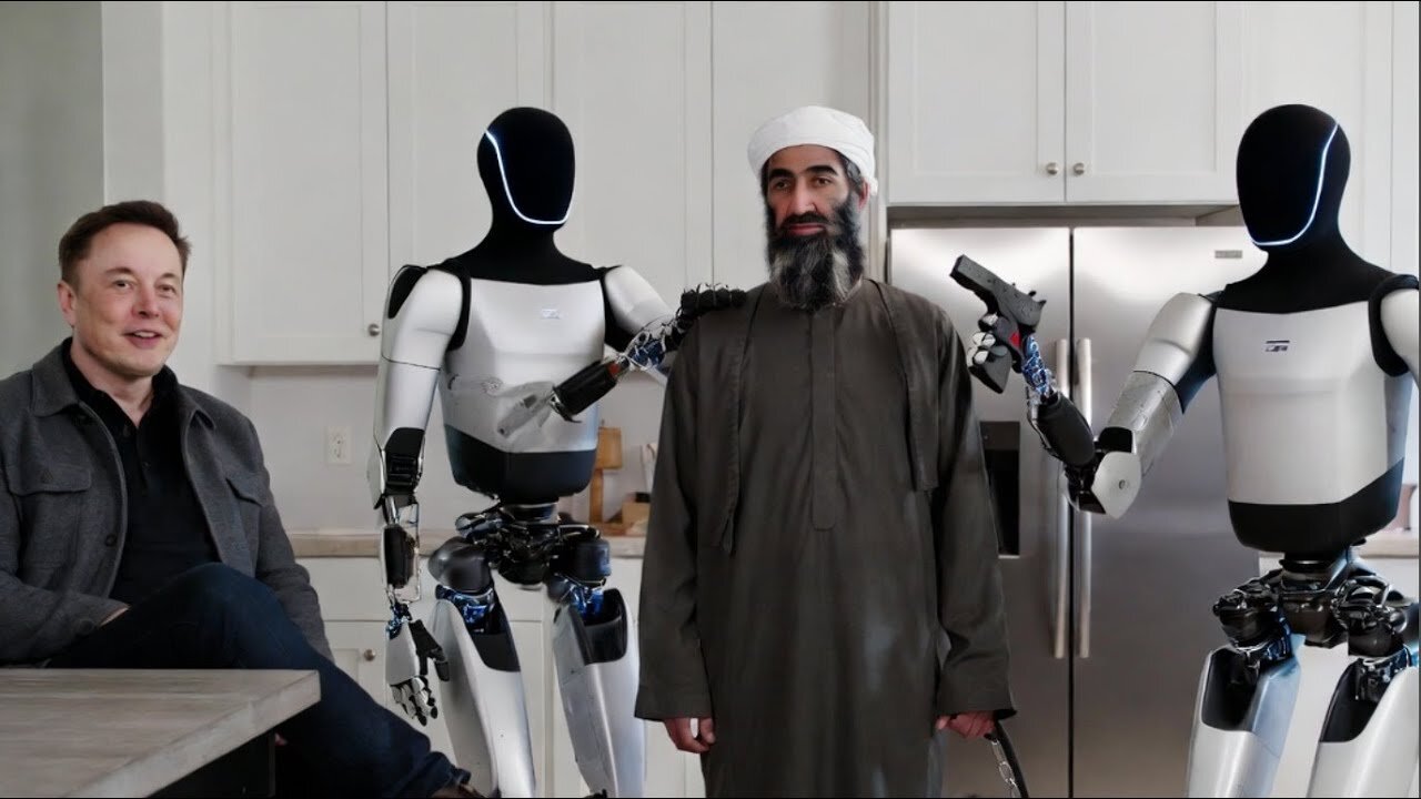 ELON'S DYSTOPIAN HELL! MUSK'S LATEST DREAM IS TO HAVE TESLA ROBOTS FOLLOW PEOPLE TO PREVENT CRIMES!