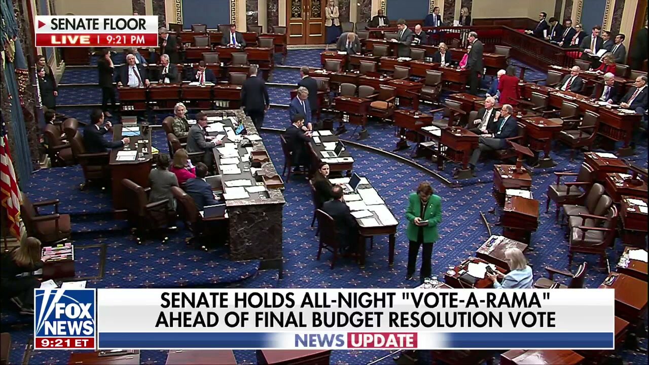 Senate Holds All-Night 'Vote-A-Rama' Ahead Of Final Budget Resolution Vote