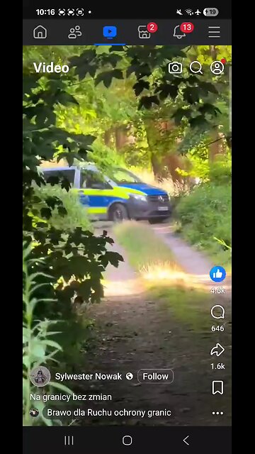 German police on polish border